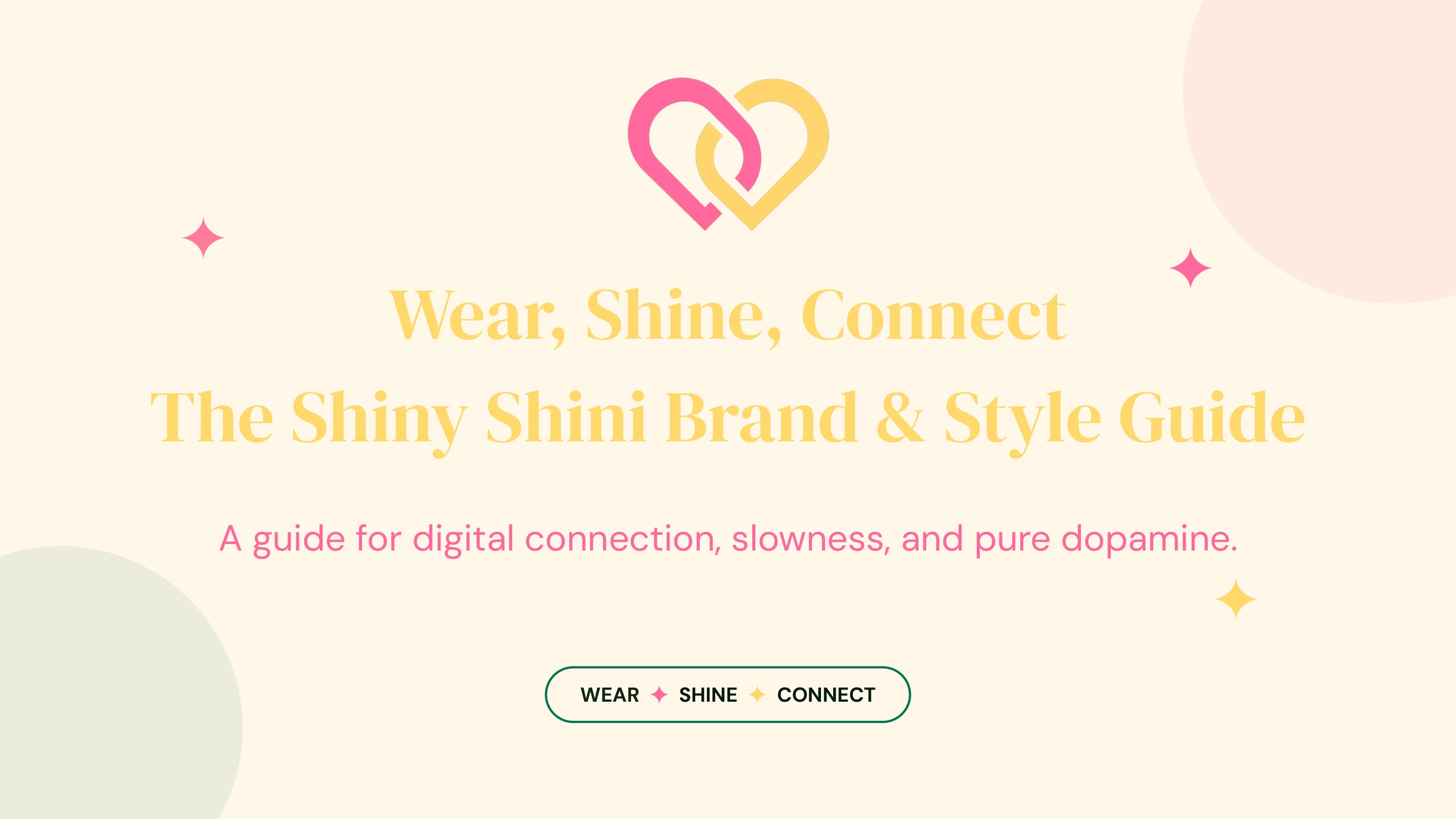 Shiny Shini brand guide, page 1